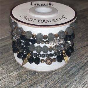 Black and grey Erimish stack